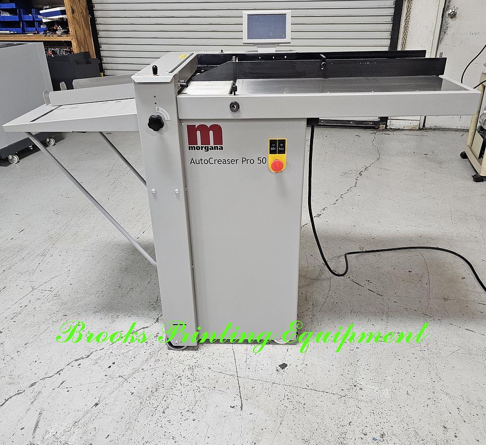 Used Morgana Auto Creaser 50, Video