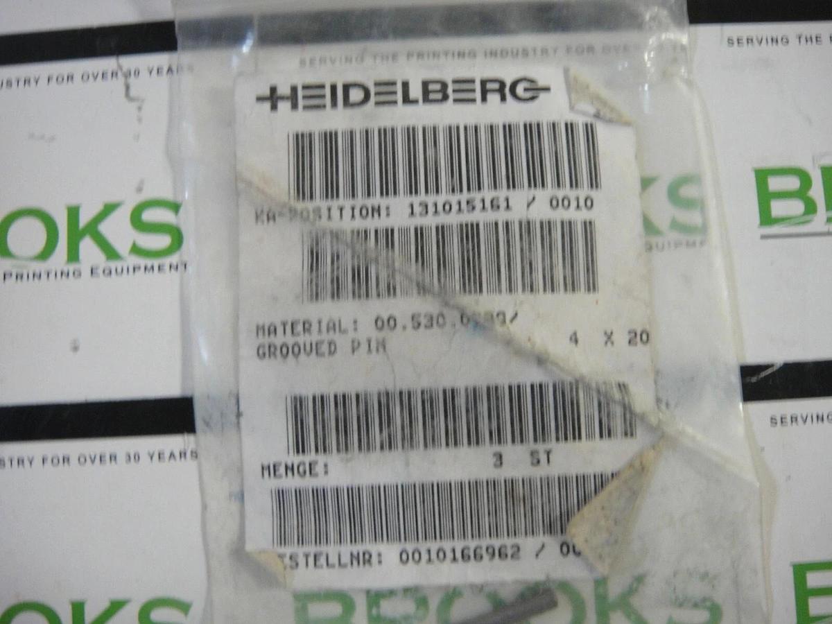 Heidelberg Grooved Pin 4 x 20, Part #00.530.0739
