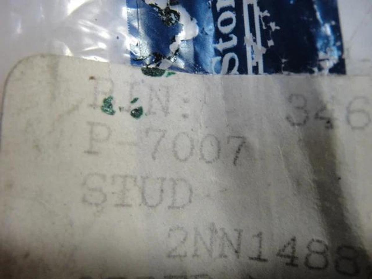 Used AB Dick 360-385 Stud-Thread Idler Shaft, Part #P-7007