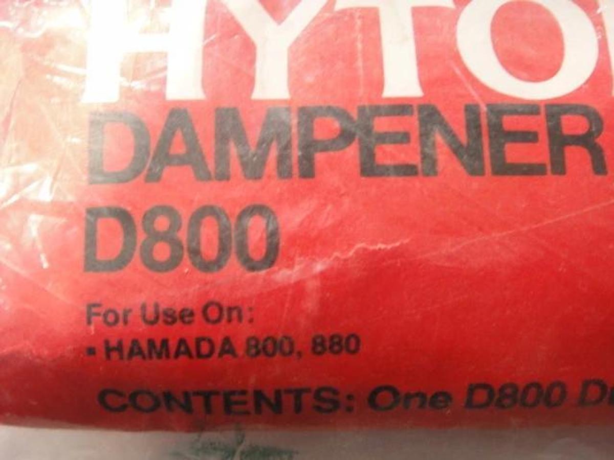 Used Hamada 800, 880 Dampener Cover, Part #D800