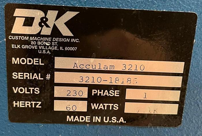 Used D & K System 32150