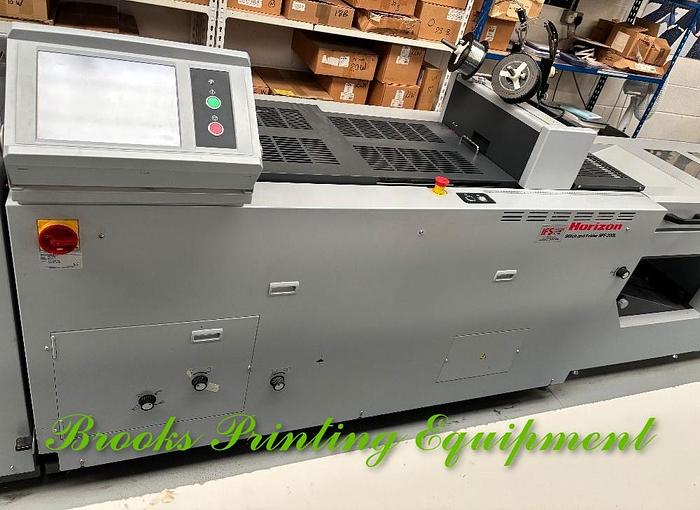 Used Horizon SPF 200L with HOF 400 Digital Sheet Feeder, 2014