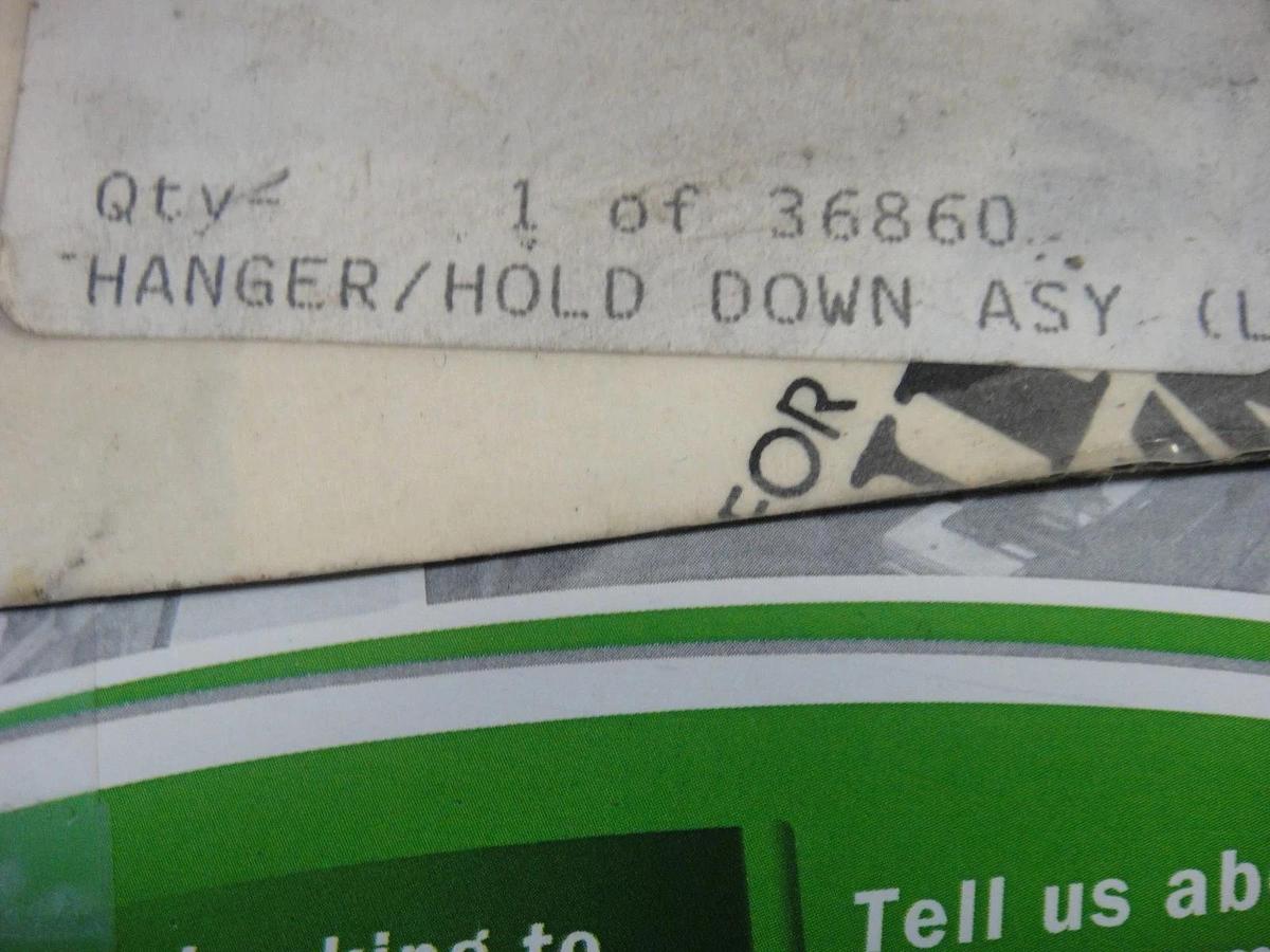 Used T-51 OEM Hanger Hold Down Assembly (LH), Part #36860