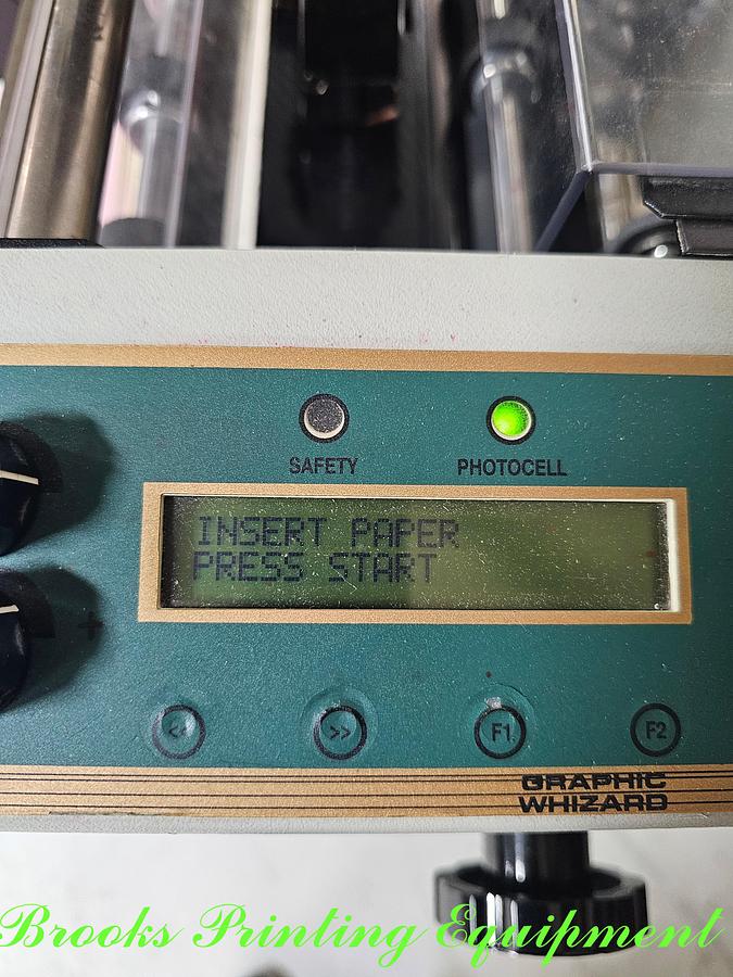 Used Graphic Whizard 8000P, Video