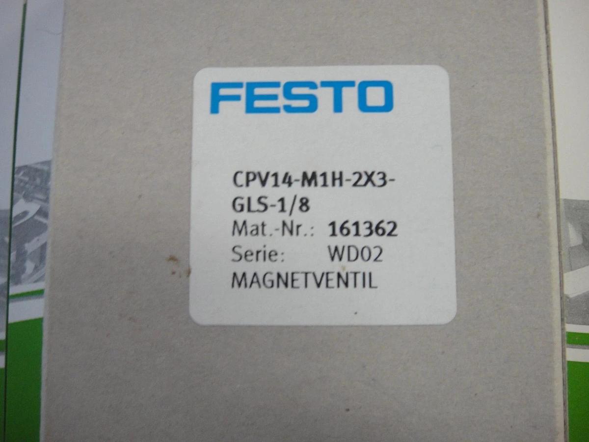 Used Festo Solenoid Valve, Part #CPV14-M1H-2X3*GLS-1/8