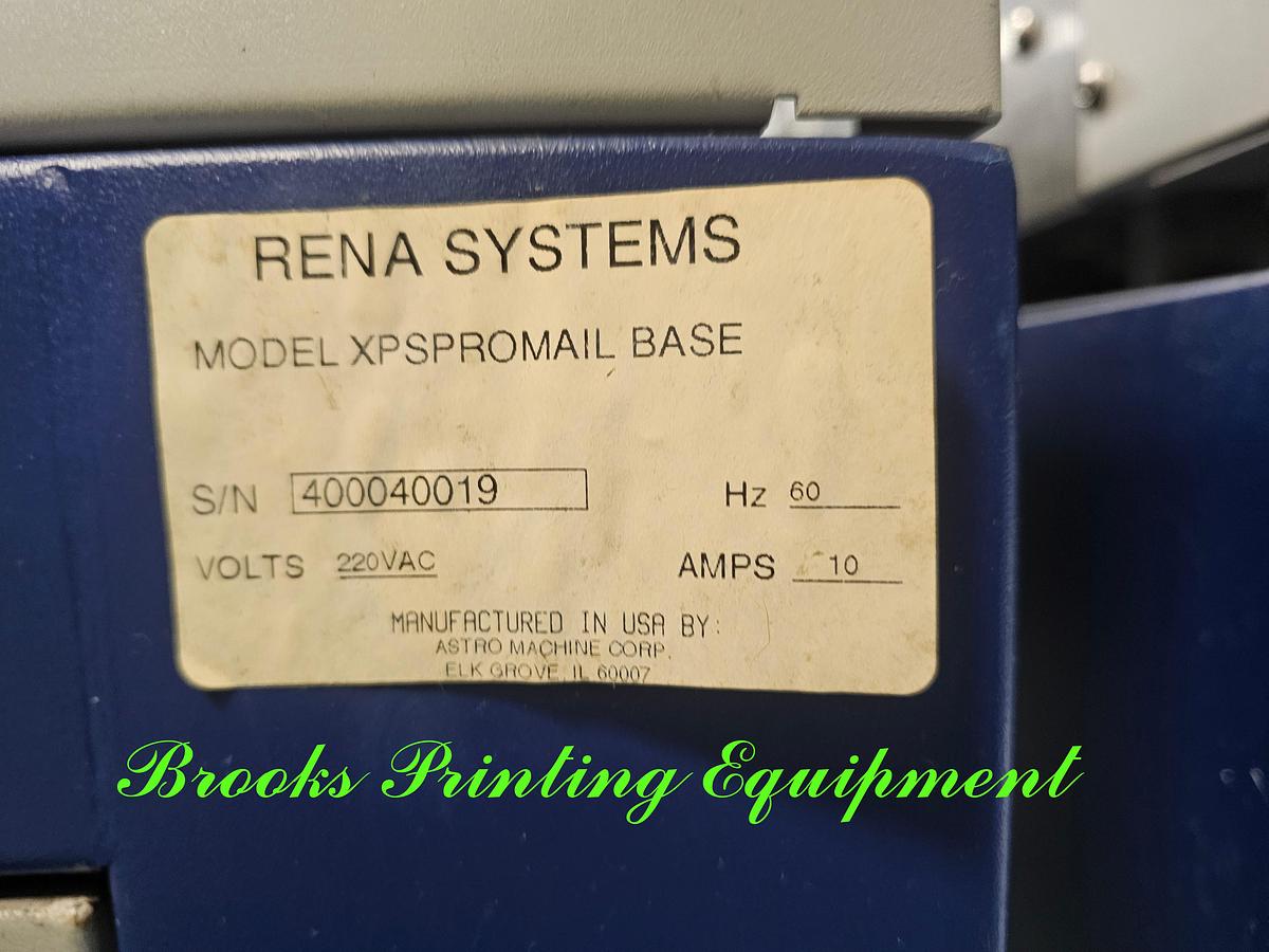 Used Rena XPS Pro Mail System