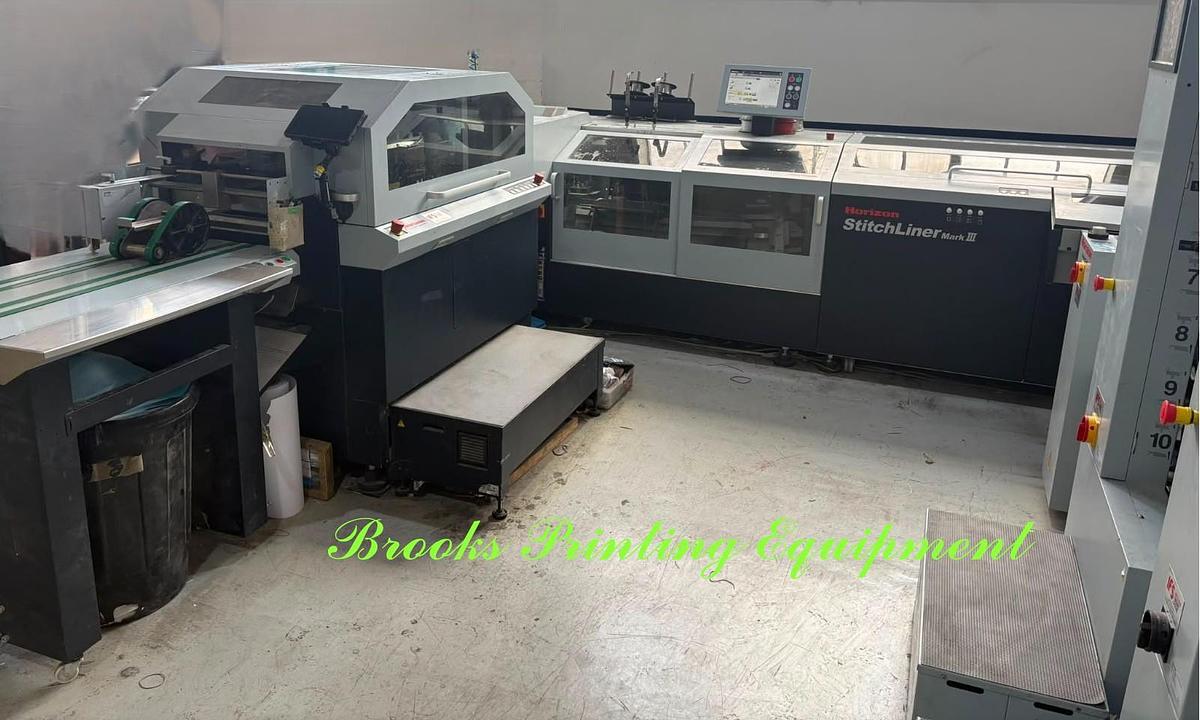 Used Horizon Mark III Stitchliner with 3 VAC 1000 Towers, 2021