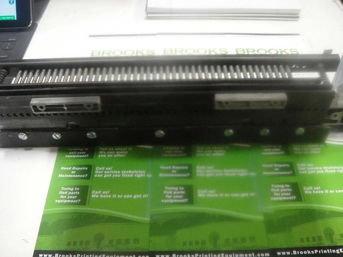 Used GBC MP 2500ix 4:1 Round Die (.2475 Pitch)