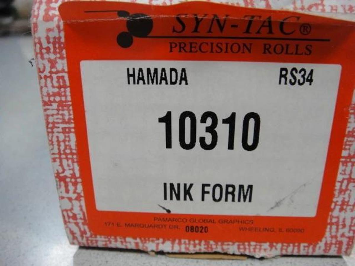 Hamada RS34 Ink Form Roller, Part #10310