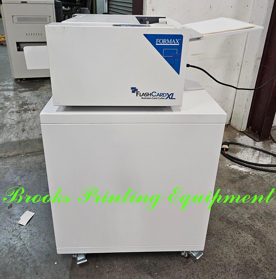 Used Formax Flash Card XL Business Card Cutter, Video