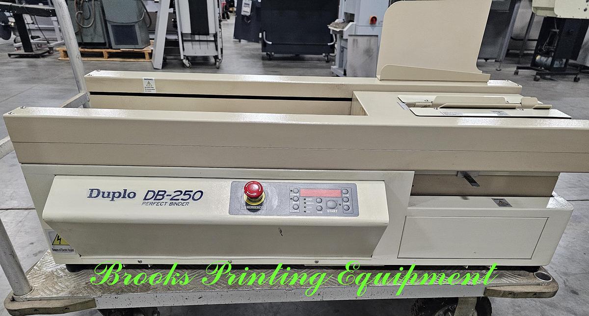Used Duplo DB-250 Perfect Binder, Video