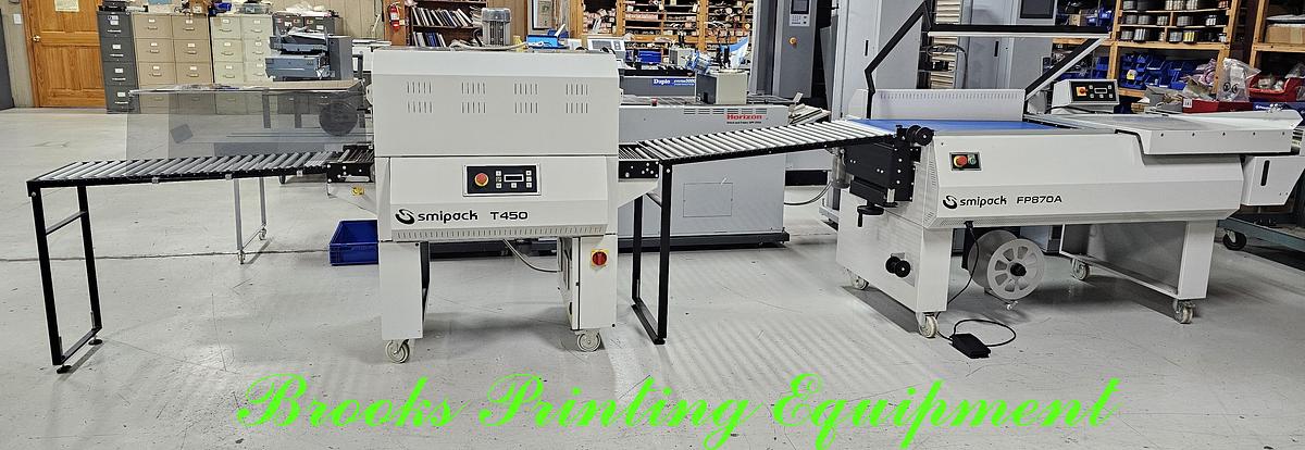 Used Smipack FP870A & T450 Shrink Wrapper, 2019