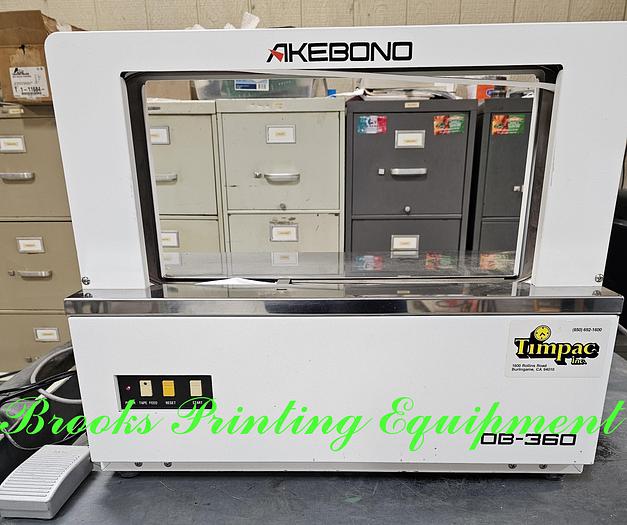 Used Akebono OB-360 Banding Machine, 2011 Video