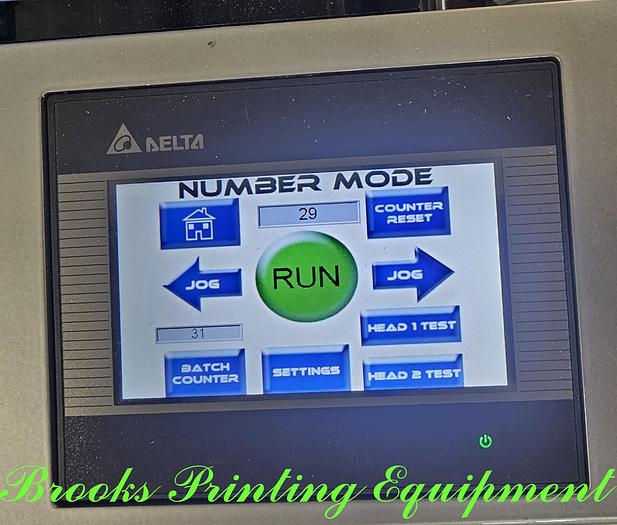 Used Count FC114 Creasing and Numbering Machine, 2019 Video