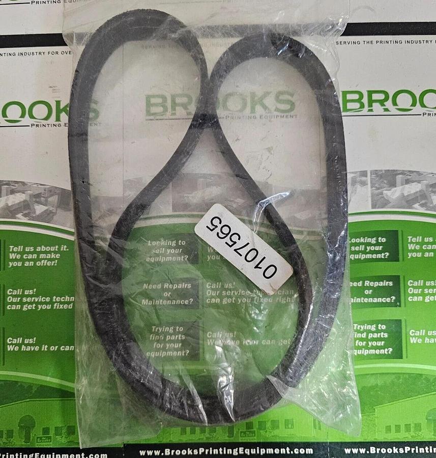 MBO Motor Drive Belt Poly V, Compatible with Parallel Units, Part #0107565