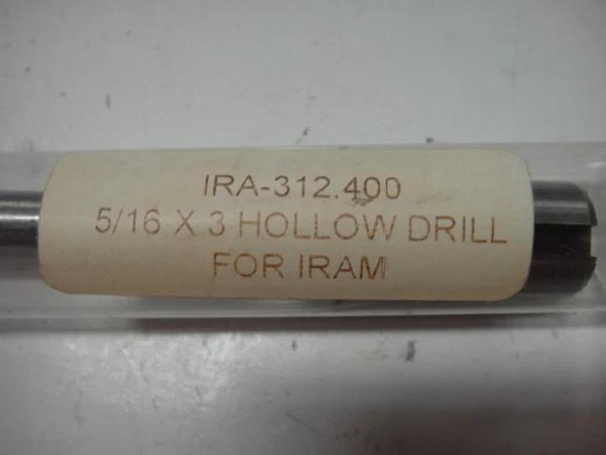 Used Iram or Baum/Naugendaly  5/16 x 13 Hollow Drill Bit (Coating Teflon)