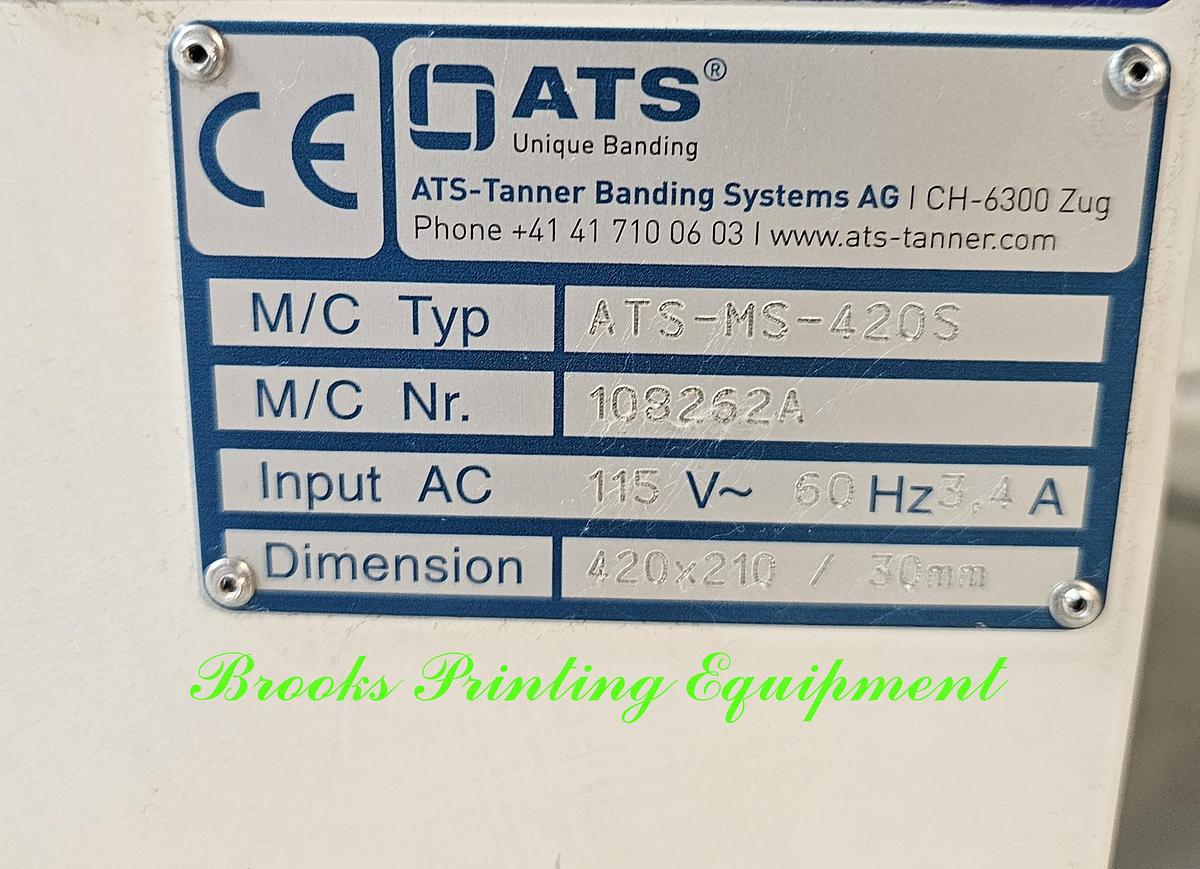 Used Wexler ATS-MS-420S Bander, Video