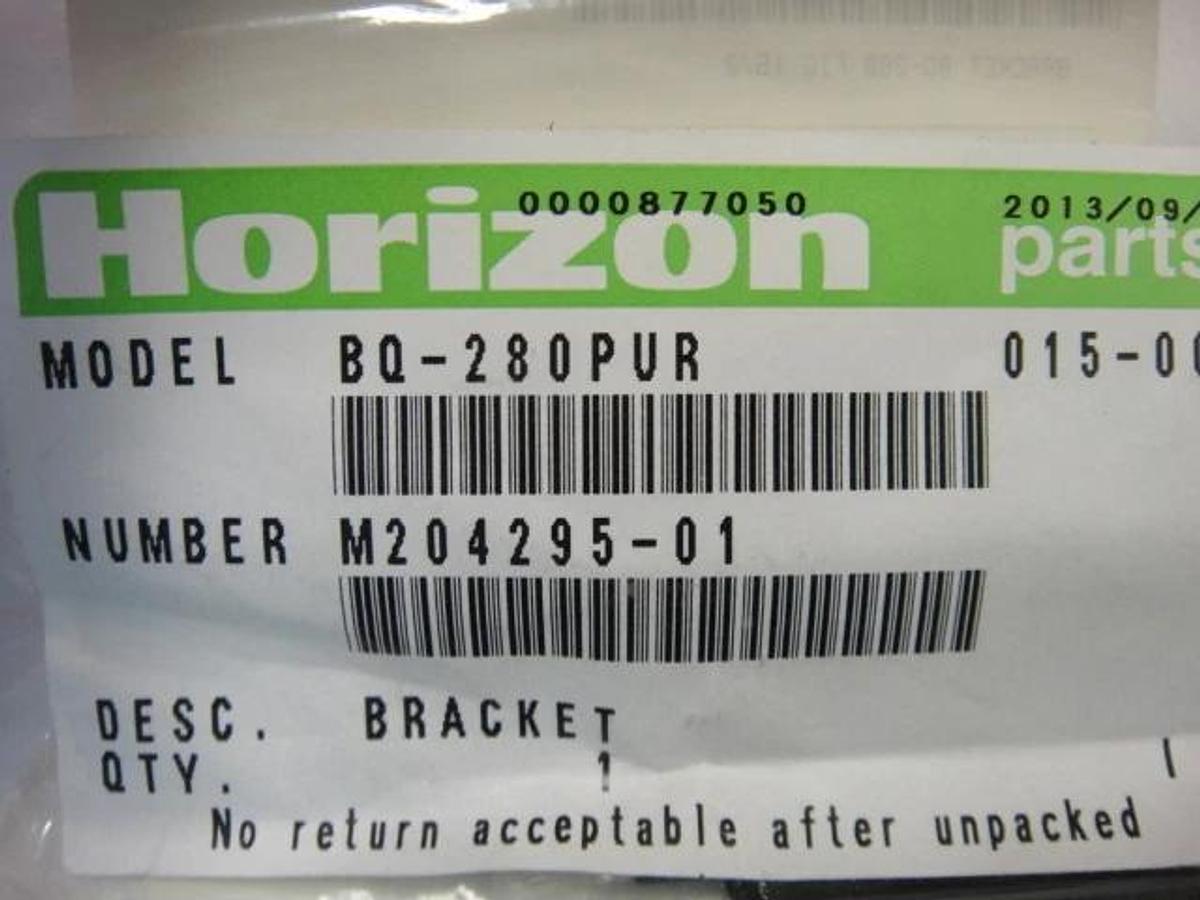 Used Horizon BQ 280 PUR Bracket, Part #M204295-01