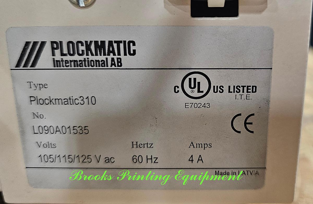 Used Plockmatic 310 Collator