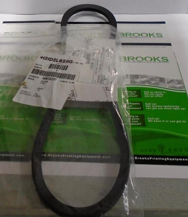 Used Heidelberg V Belt, Part #HDM1333797