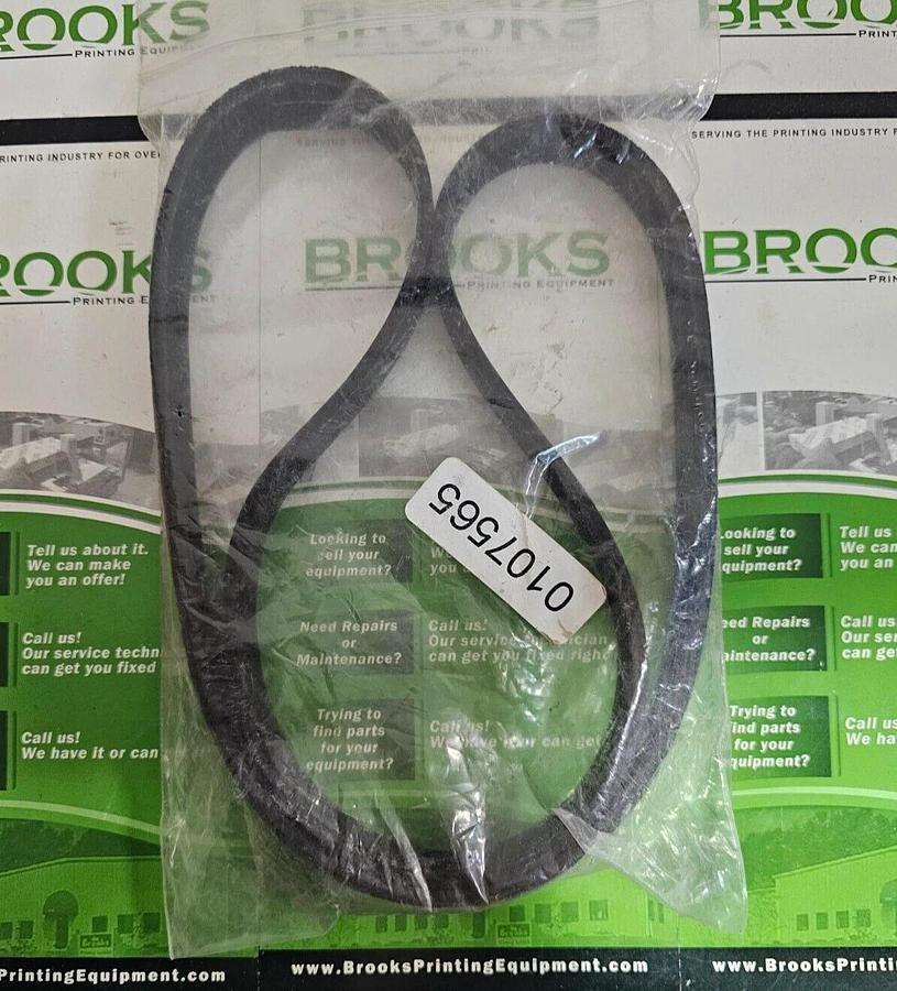 MBO Motor Drive Belt Poly V, Compatible with Parallel Units, Part #0107565