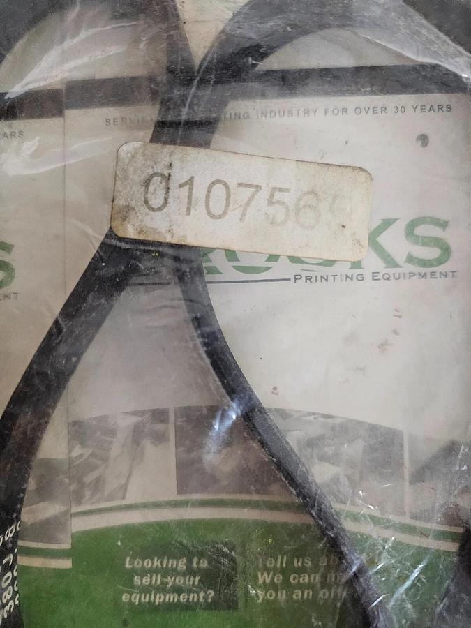 Used MBO Poly V-Belt for B26, B30, B123 Part #0107565