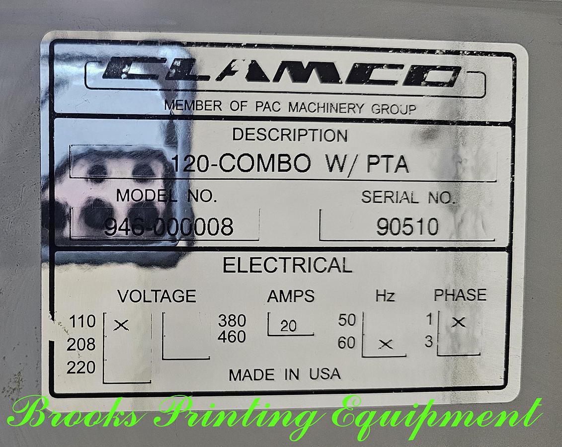 Used Clamco 120- Combo w/PTA Shrink Wrapper, Video