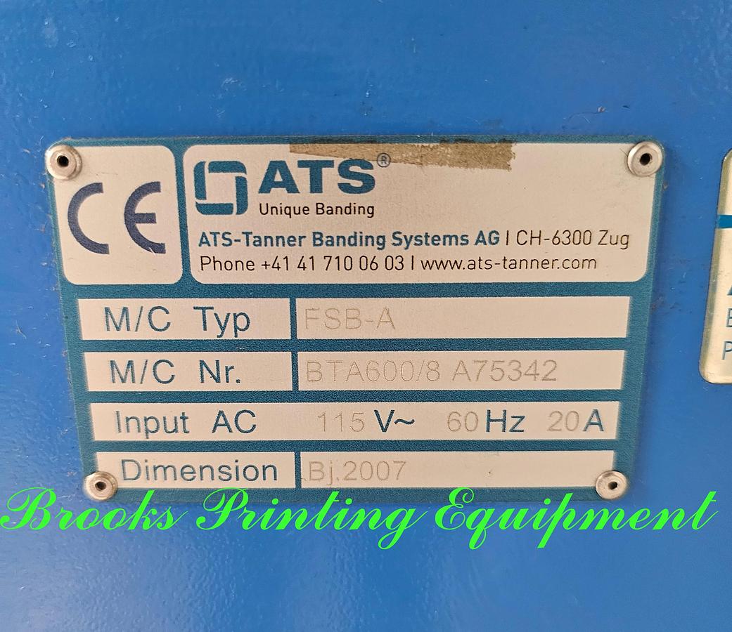 Used ATS US 2000/BTA-600/8 Automatic Taping Machine