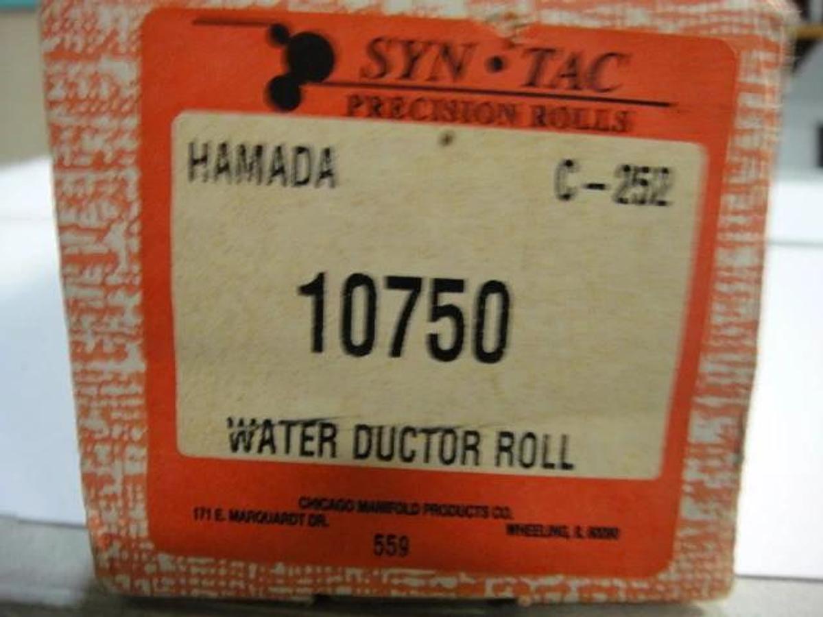 Hamada C252/H252 Water Ductor Roller, Part #10750