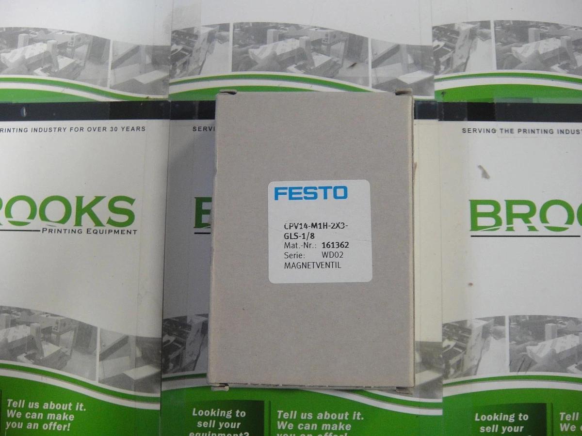 Festo Solenoid Valve, Part #CPV14-M1H-2X3-GLS1/8 (161326)