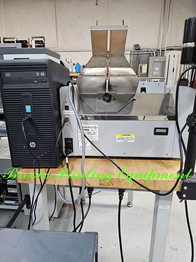 Used Printware iJetColor Mach 5 Inkjet Press w/ Feeder and Delivery Conveyor