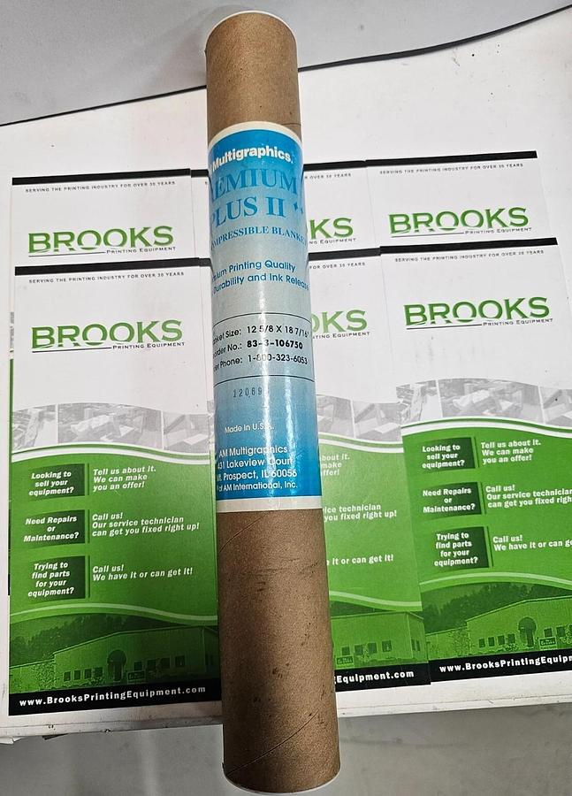 Multigraphics Premium Plus II Semi Compressible Blanket, Part #83-3-106750