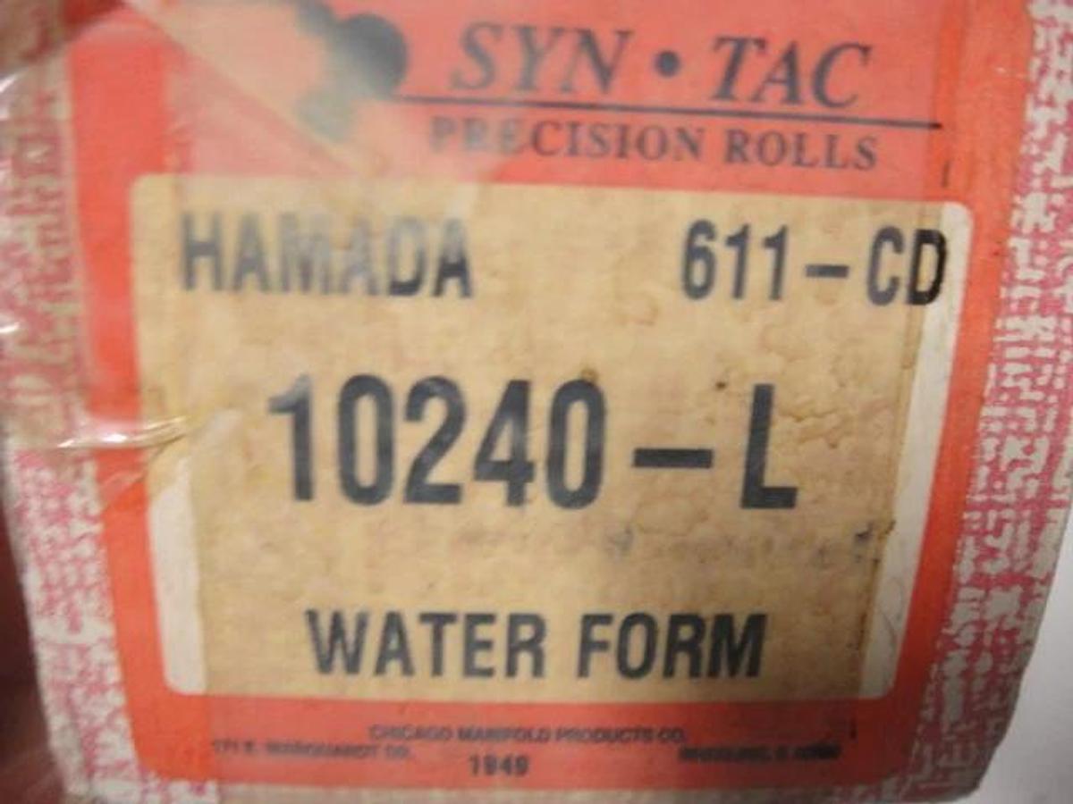 Hamada 611 CD Water Form Roller, Part #10240-L