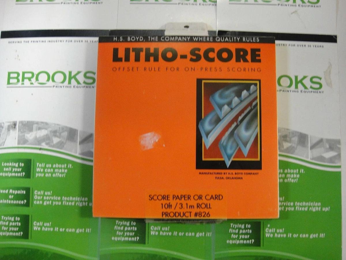Used Litho-Score  Product #826