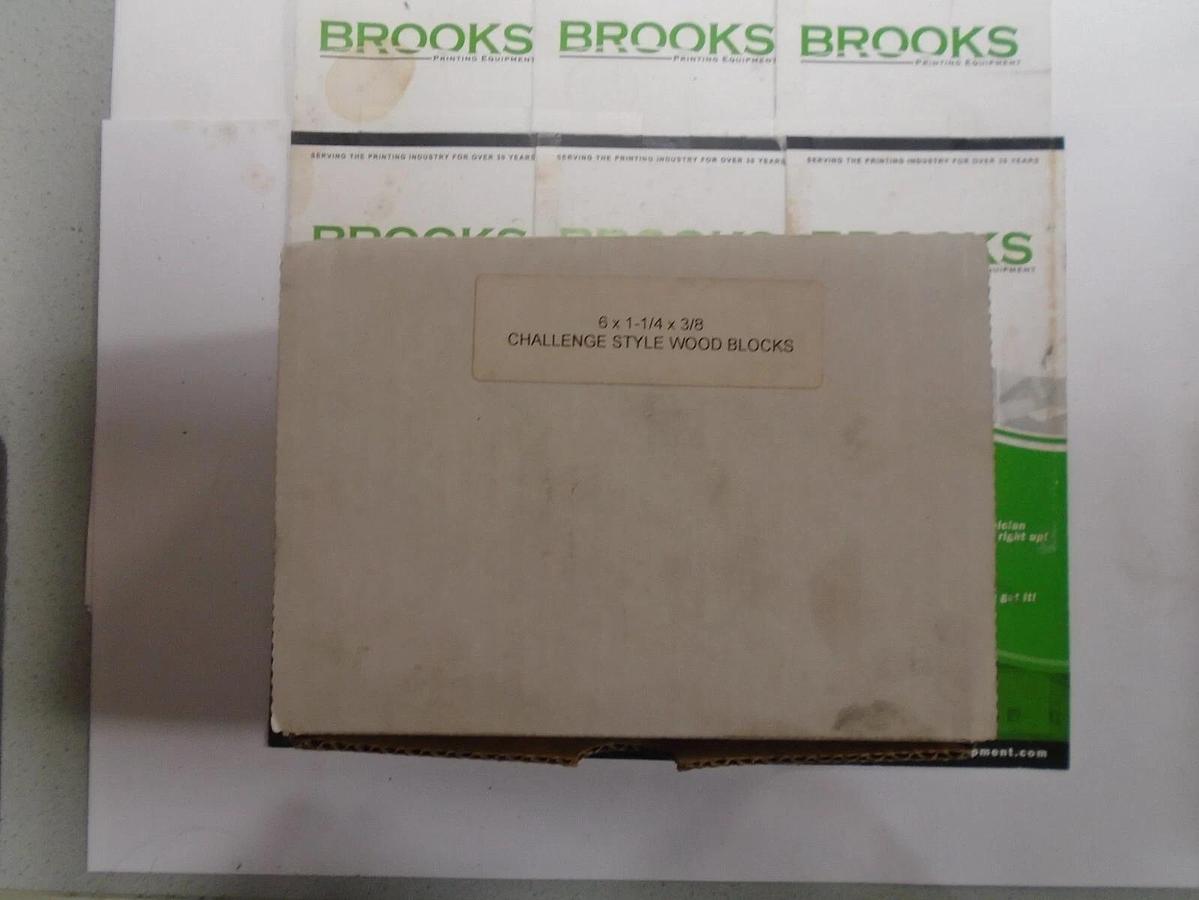 Challenge Style Wood Blocks (3 Dozen), 6 x 1-1/4 x 3/8