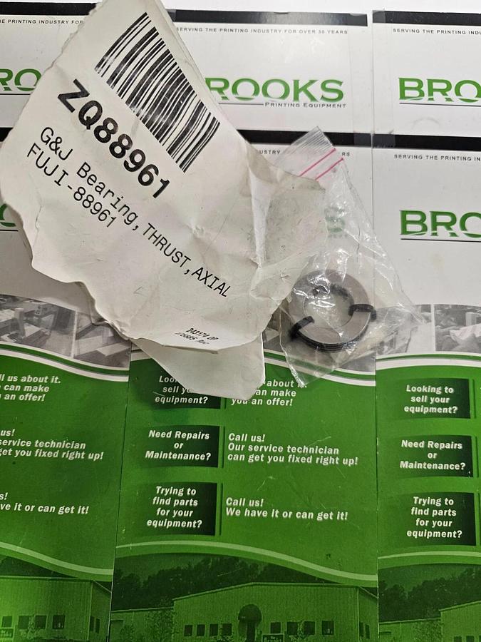 Used Fugi Thrust Axial Bearing, Part #88961