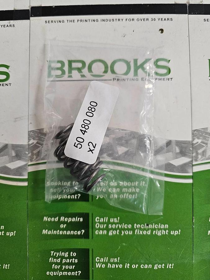 MBO Compression Spring for Fold Roller Hanger, Part #50 480 080