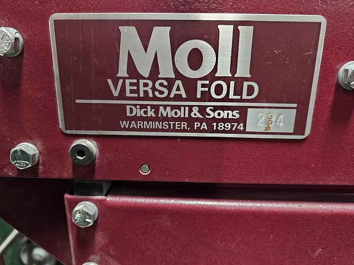 Used Dick Moll Marathon with Versa Fold & Stacker, 2016, Video