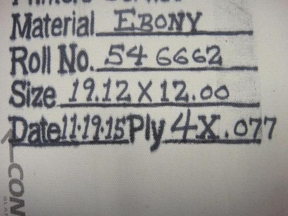 Blanket with 5 Holes, 19.12" AR x 12.00" AC, 4 Ply