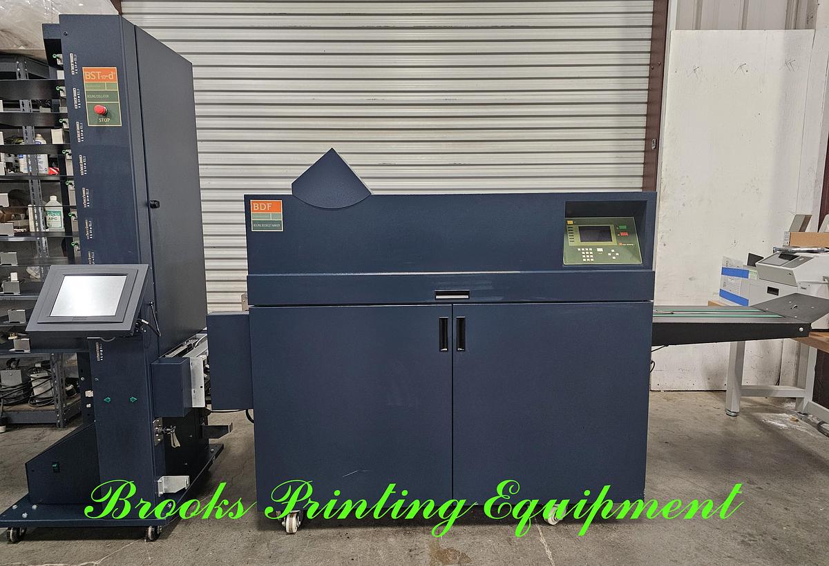 Used CP Bourg BDF InLine Bookletmaker with BST 10 Collator