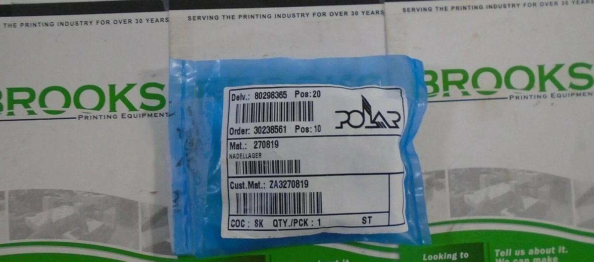 Heidelberg (Polar) Needle Bearing, Part #ZA3.270819