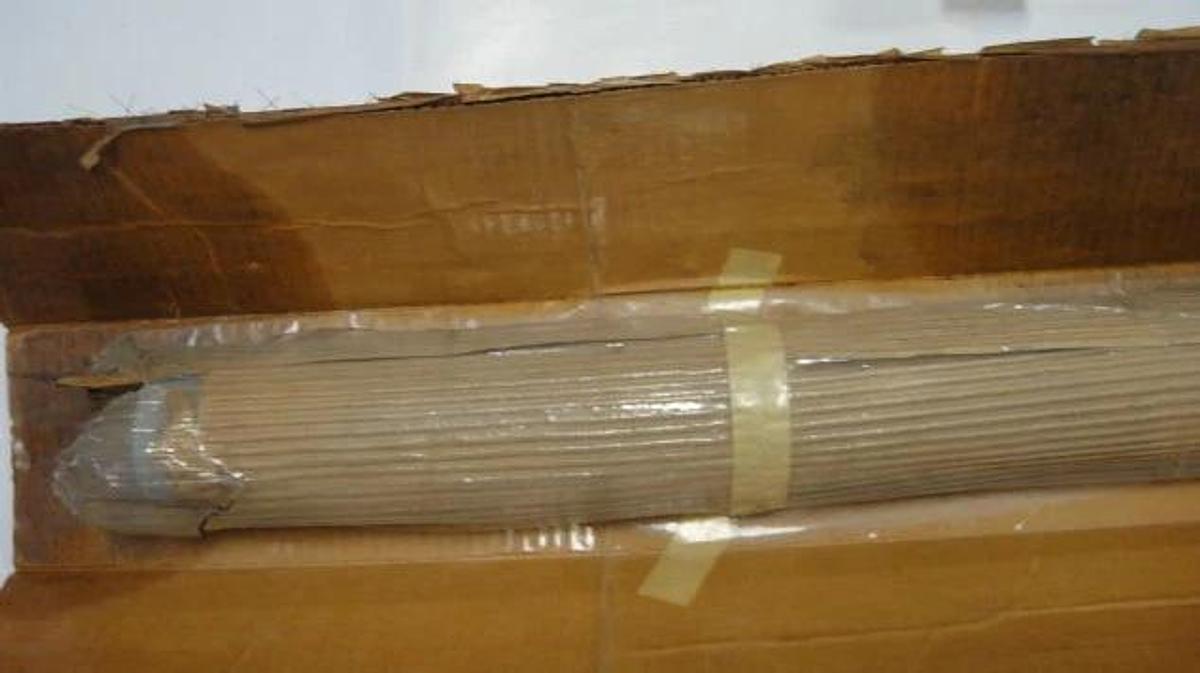 Used AB Dick 385 Oscillator Roller Shell Only, 23" L,  Part #81253