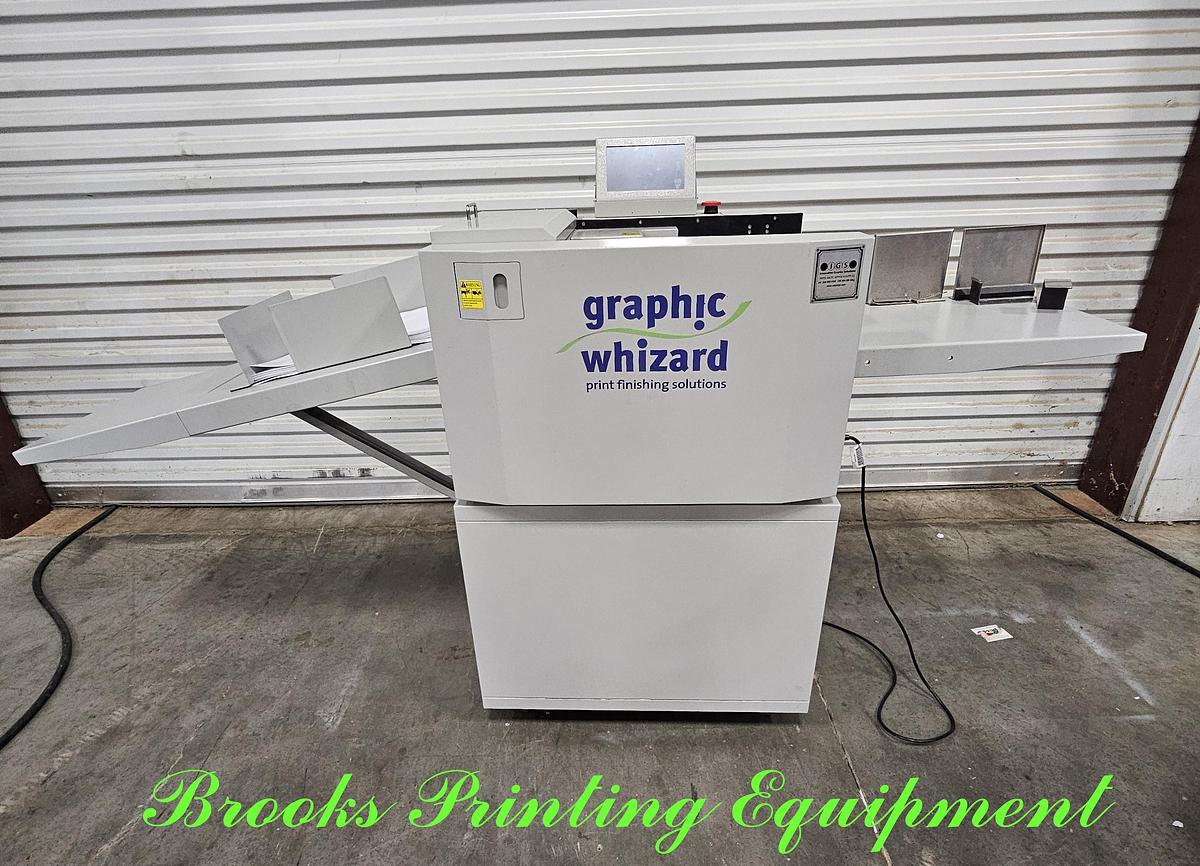Used Graphic Whizard PT 335A Plus Multi Crease Up/Down, Cross/Rotary/Bi/Strike Perf & Score, Video