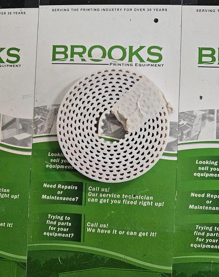 MBO Upper Fold Plate Scaled Belt 8mm W, Tooth Pitch 5mm