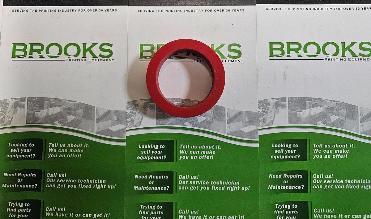 Feed Tire Roller for Friction Feed Folders, Part #W-0008015