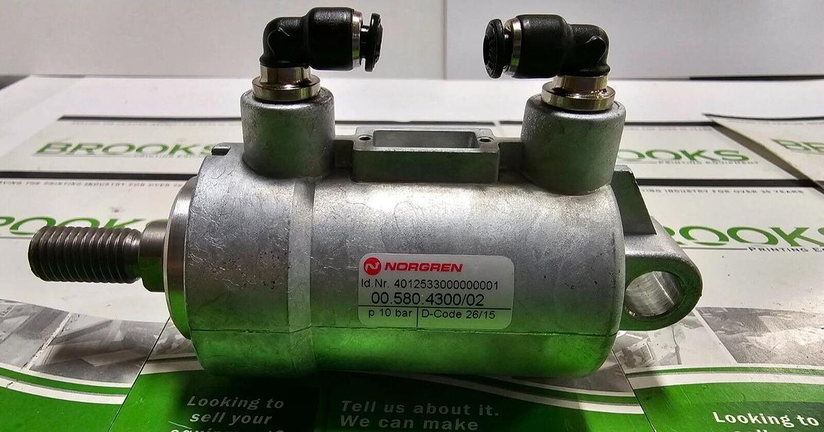 Heidelberg Pneumatic Cylinder D40 H25, Part #00.580.4300102