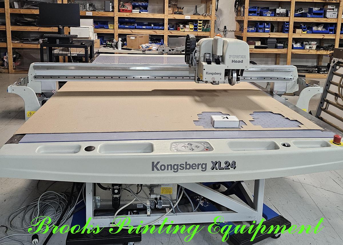 Used Kongsberg XL24 Cutting Table, 2006 Video