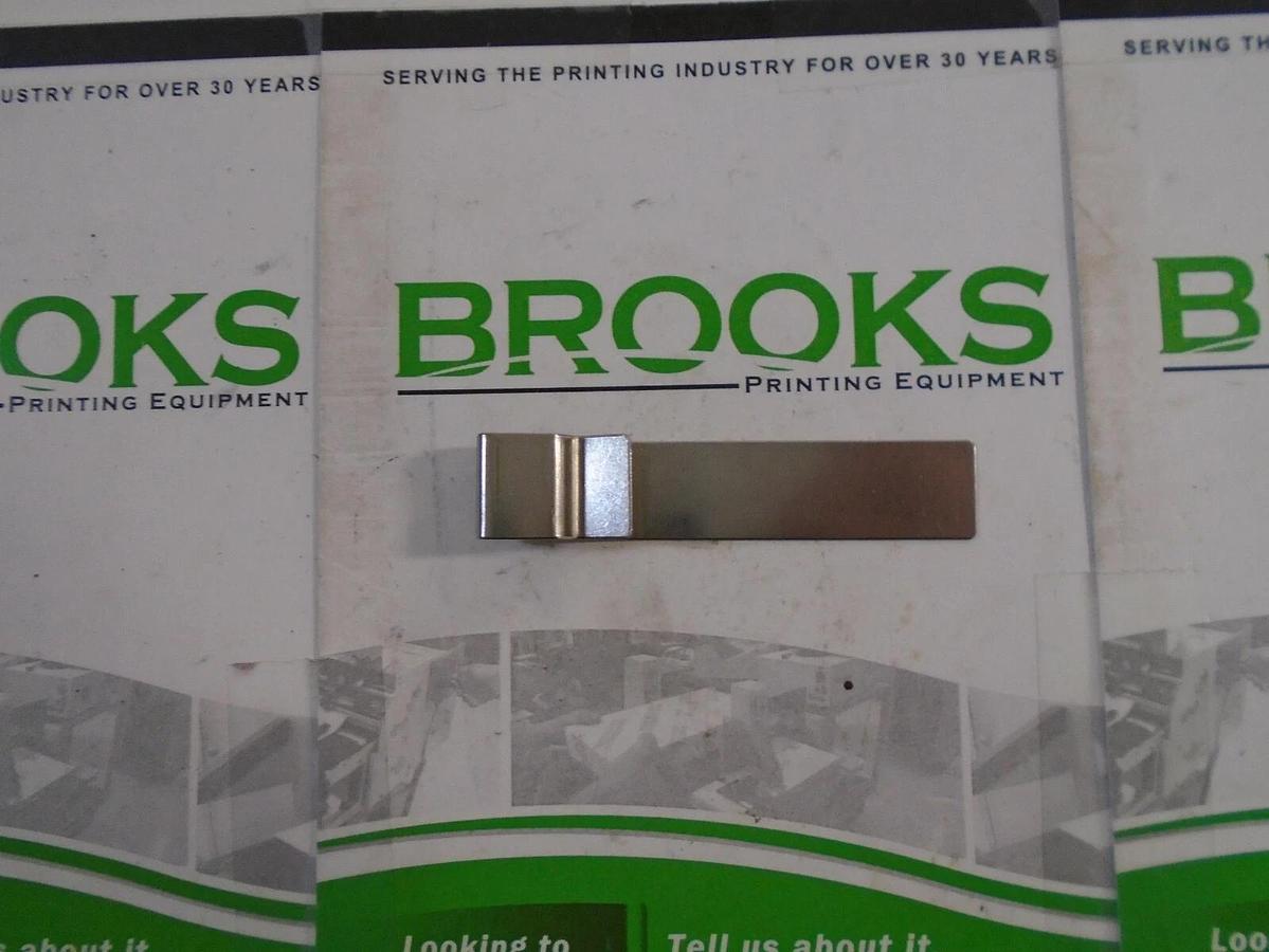 Heidelbeg QM 46 Leaf Spring, Open Clip 6mm, Part #A1.022.019