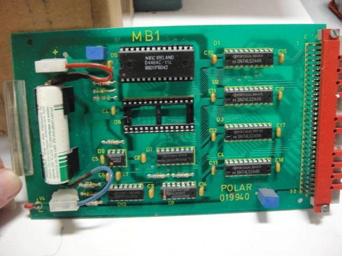 Used Polar 76EM MB1 Card, Part #019940