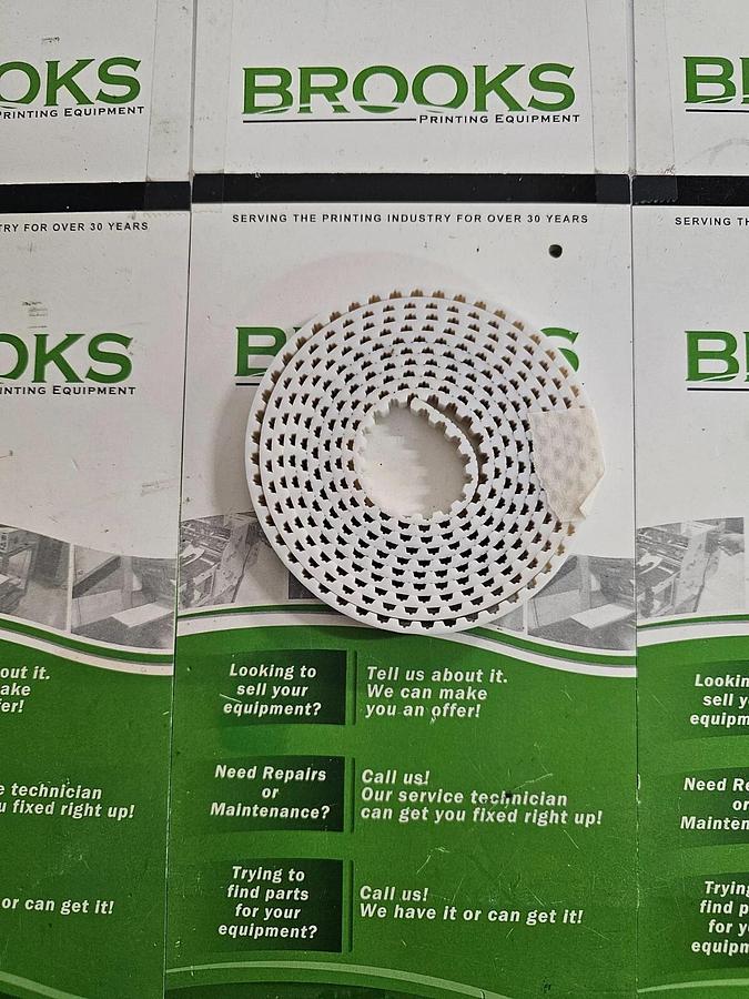 MBO Lower Fold Plate Belt, Tooth Pitch 5mm